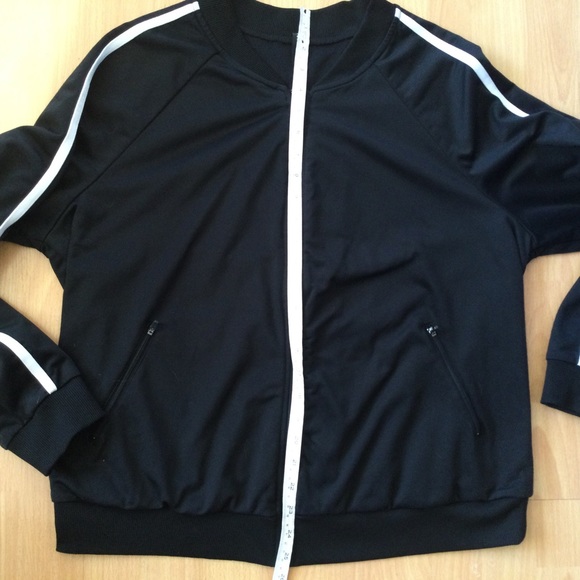 Torrid Black Bomber Athletic Jacket Size 2 (18/20) - Picture 11 of 12